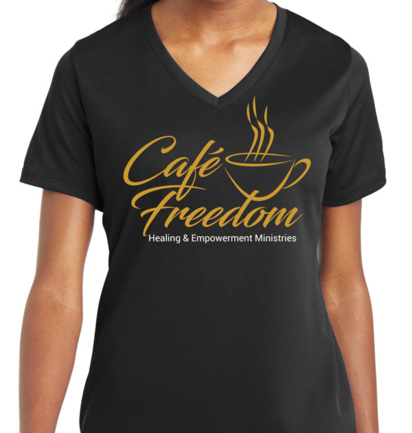 Café Freedom Black T-Shirt